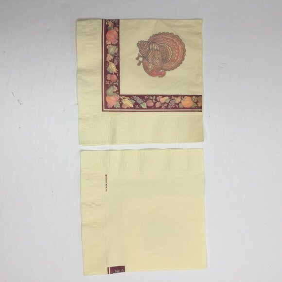 Thanksgiving Themed Turkey Paper Hot Cold Cups & Napkins Set - Picture 4 of 12